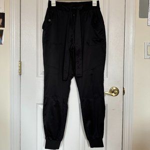 A&F Satin Jogger Trousers